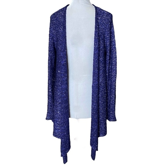 Soft Surroundings Sequin Cardigan. Size Large - Picture 1 of 6